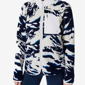 Sweaty Betty Pennine Zip Through Fleece Jacket EUC M